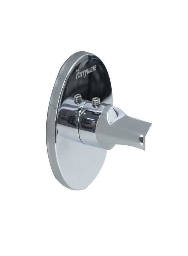 PARRYWARE T6004A1 Chrome Plated Tumble Holder | Wall-Mounted | Frosted Glass Tumbler | Toothbrush Holder/Stand | Toothpaste/Tumbler Holder - Image 3